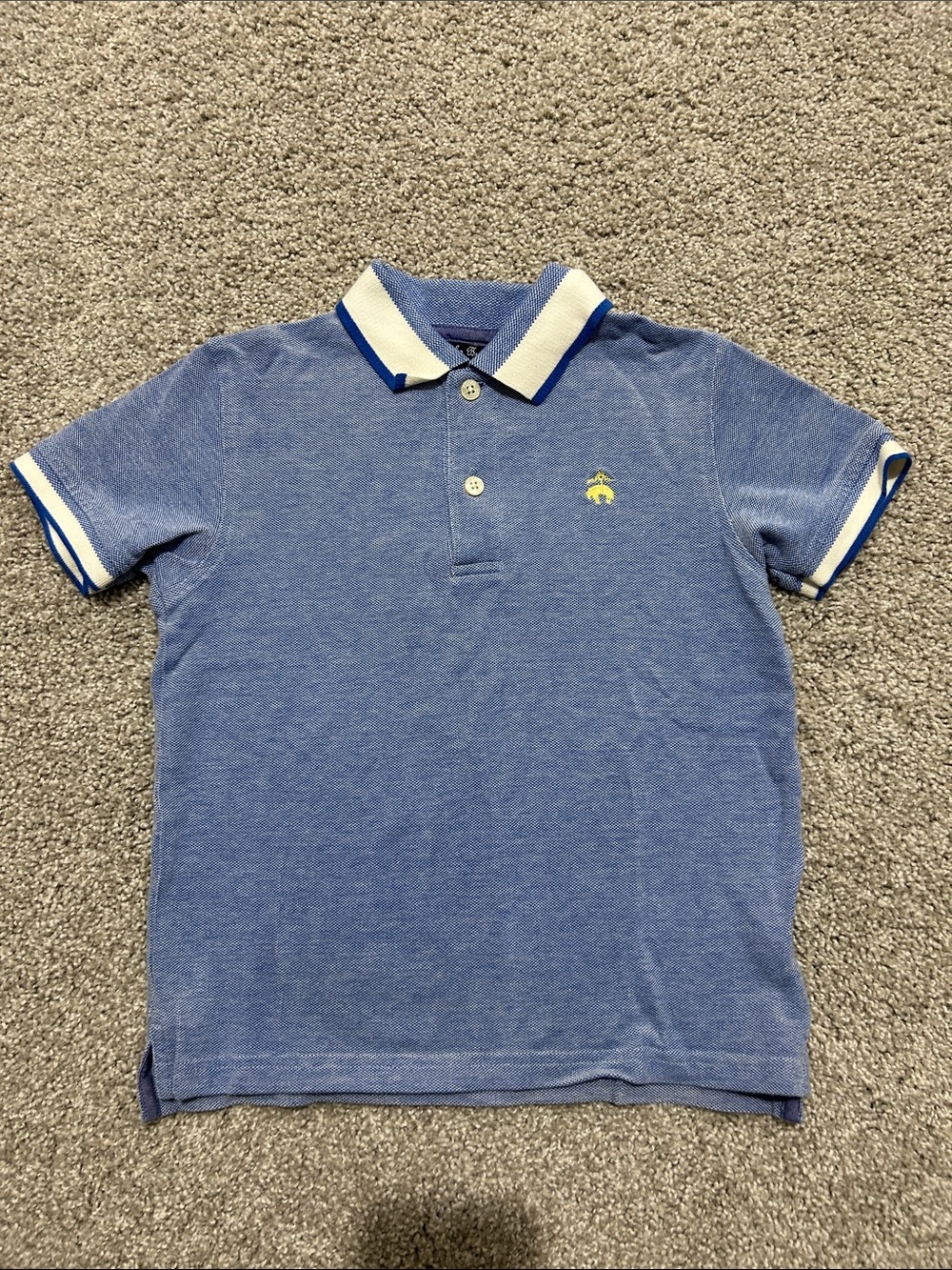 Brooks Brothers Polo Shirt with Contrast Collar - Kids